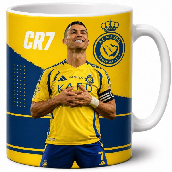 ماگ طرح رونالدو النصر کد04