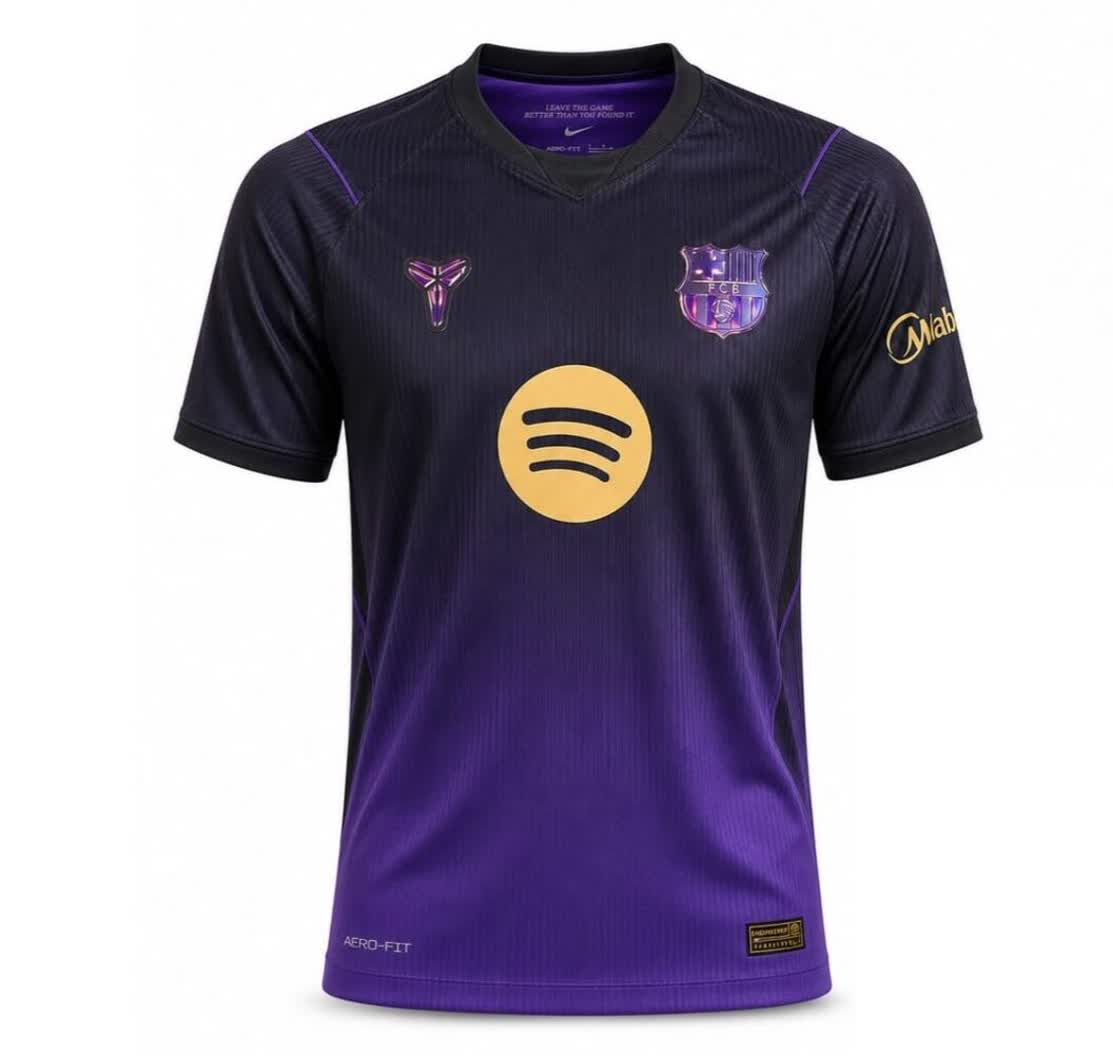 Barcelona kit 2 2027 لباس دوم بارسلونا 2027 پلیری مشابه اورجینال