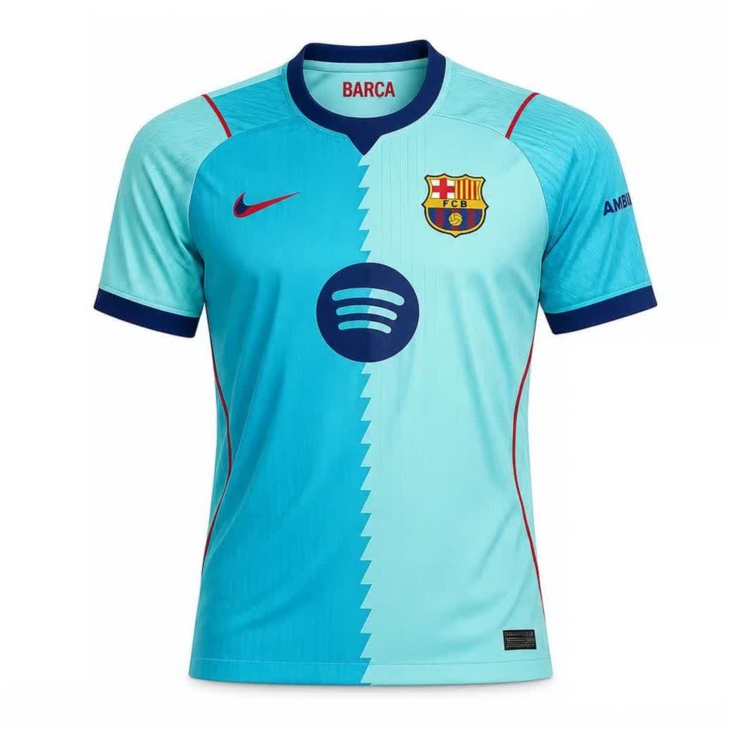 Barcelona kit3 2027 لباس سوم بارسلونا 2027 پلیری مشابه اورجینال