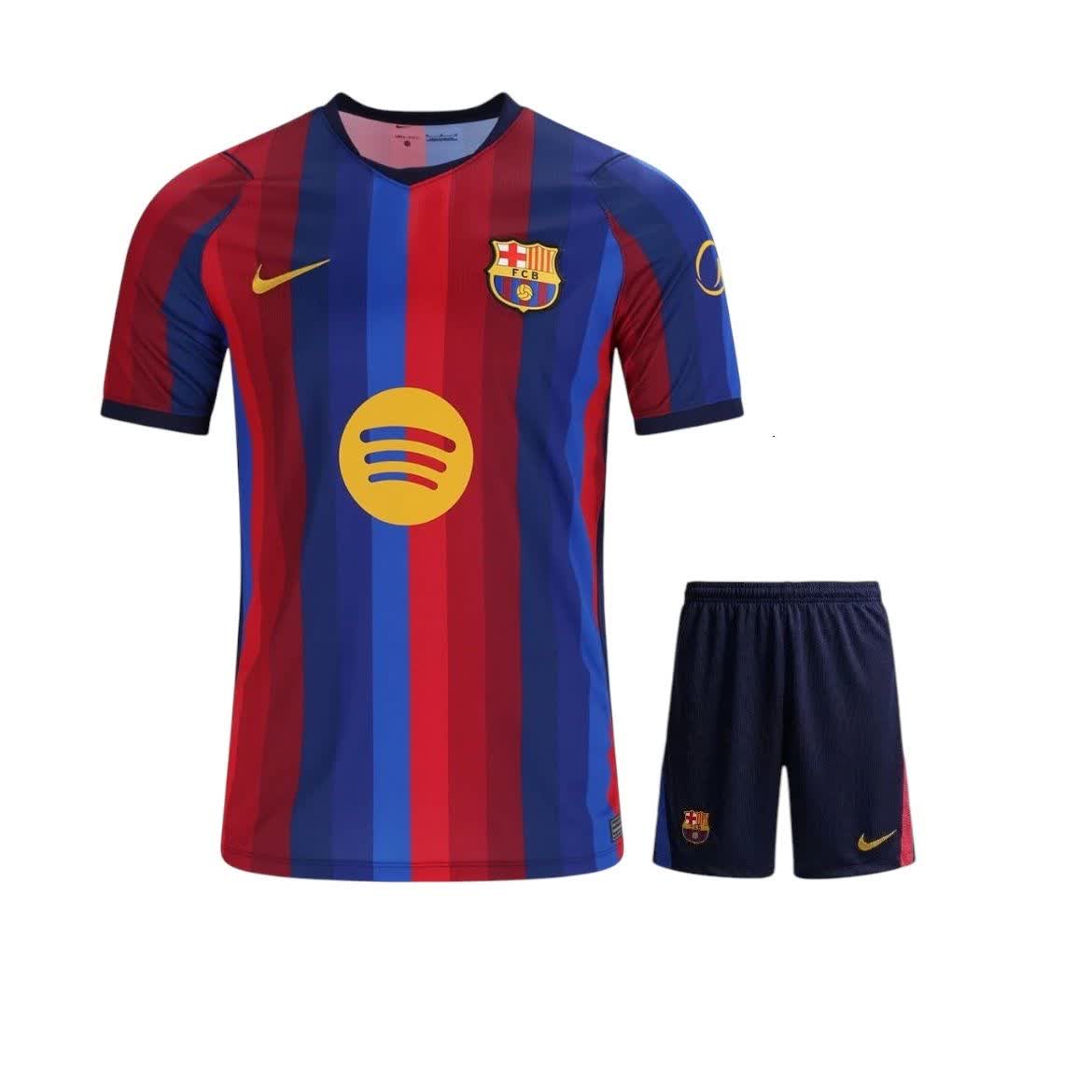barselona kit 2027 لباس اول بارسلونا ۲۰۲۷ هواداری به همراه شورت